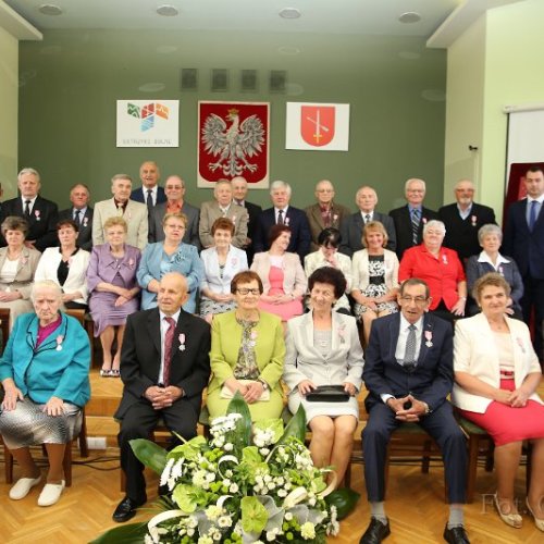 Uroczystość wręczenia odznaczeń państwowych- Złote Gody (fot. Cz.Urban)