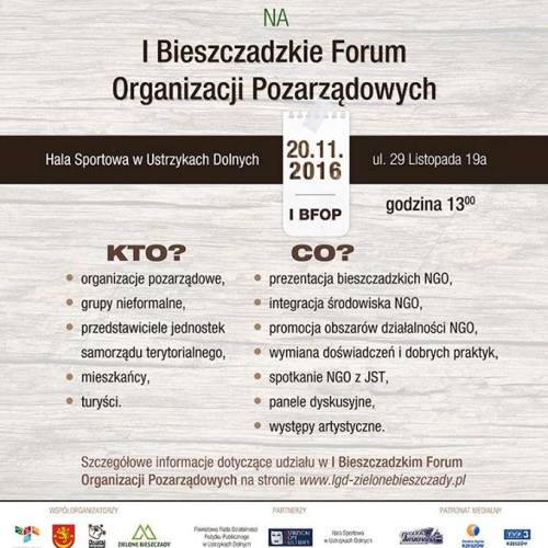 I Bieszczadzkie Forum Organizacji Pozarządowych