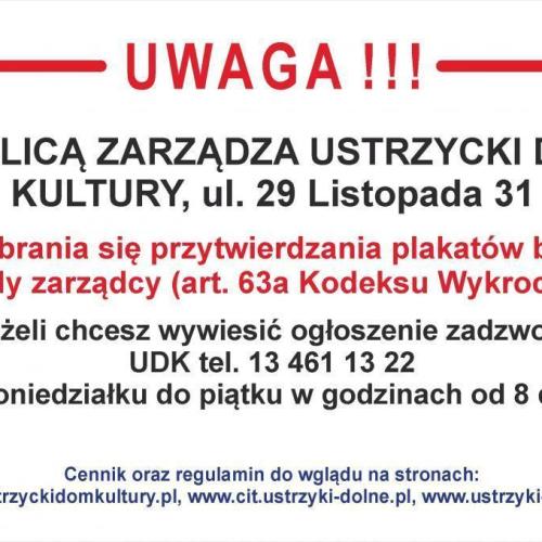 Nowe zasady umieszczania ogłoszeń